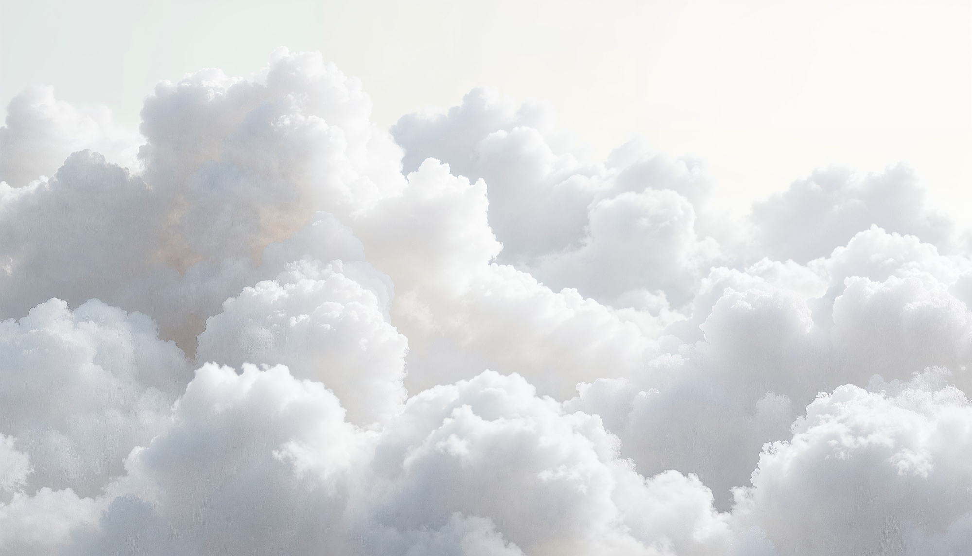 White clouds background